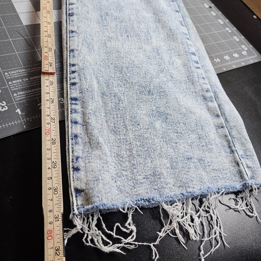 Judy Blue Wide Leg Jeans Women Size 3/26 Light Wash Denim Distressed JB88828 LT - Picture 10 of 13